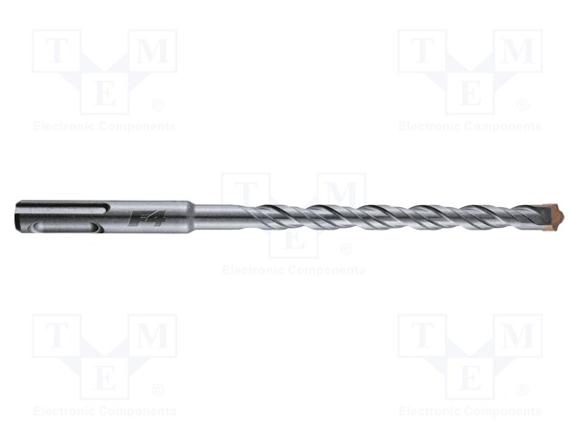 Drill bit; for concrete; Ø: 6mm; L: 450mm; metal; cemented carbide