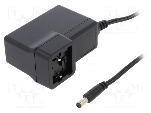 Power supply: switched-mode; 9VDC; 5.5A; Out: 5,5/2,1; 49.5W; 87%