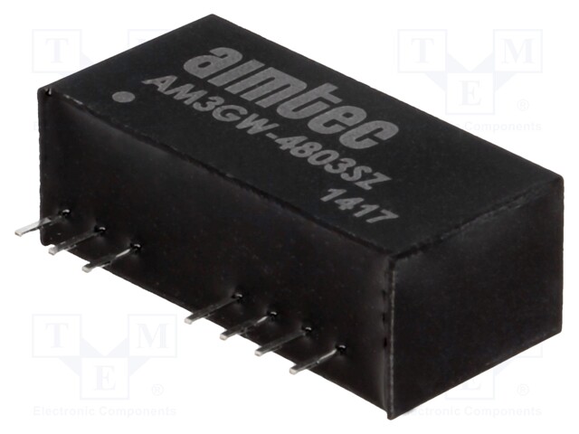 Converter: DC/DC; 3W; Uin: 18÷75V; 3.3VDC; Iout: 700mA; SIP9; 6.5g