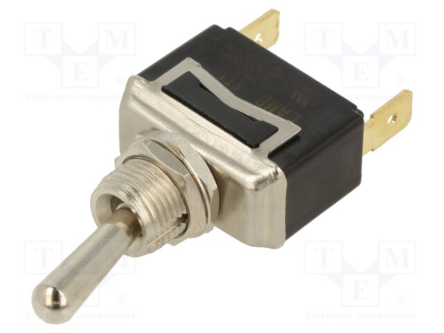 TOGGLE SWITCH, SPST, 20A, 125VAC