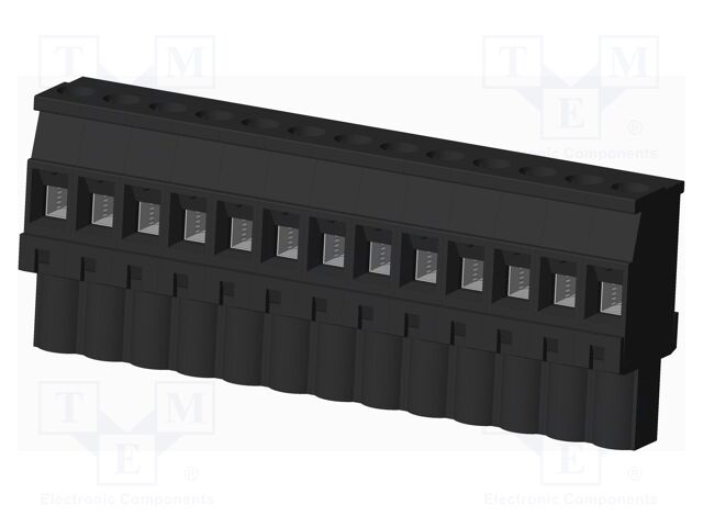 Connector: pluggable terminal block; plug; female; angled 90°
