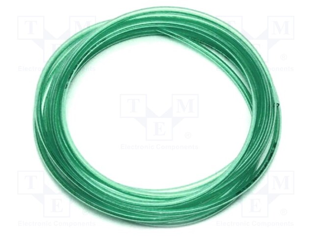 Pneumatic tubing; 15bar; L: 20m; r bending min: 48mm; nylon; green