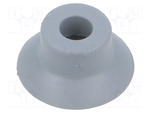 Suction cup; 18mm; 1.1g; Shore hardness: 55; 0.37cm3; SUF