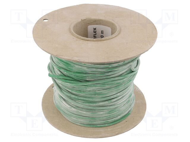 Insulating tube; Mat: silicone; green; Øint: 2.5mm