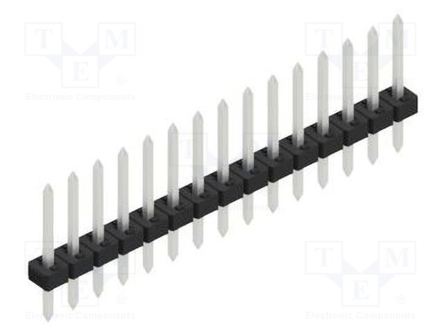 Connector: pin strips; pin header; male; PIN: 15; 2mm; THT; 1x15