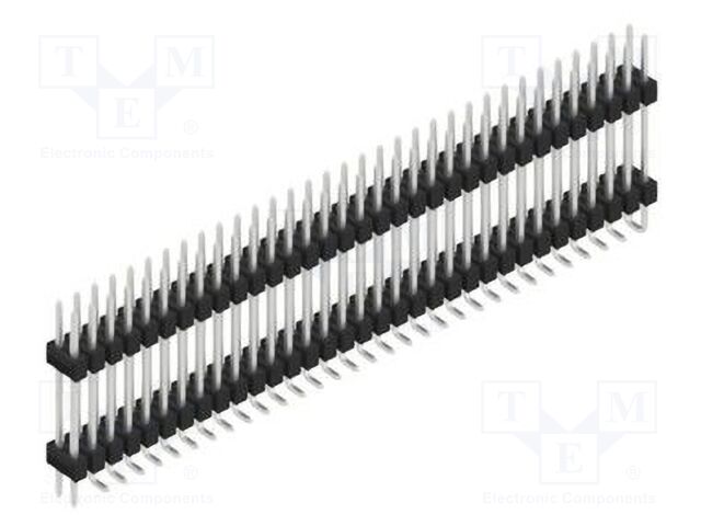 Connector: pin strips; pin header; male; PIN: 66; 2.54mm; SMT; 2x33