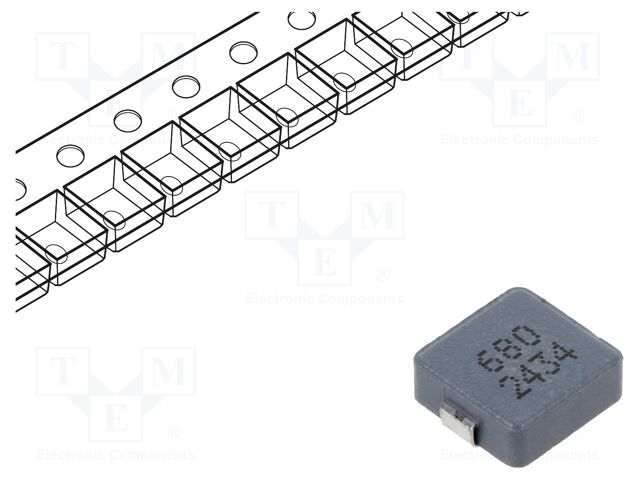 Inductor: wire; SMD; 68uH; ±20%; 11x10x3.8mm
