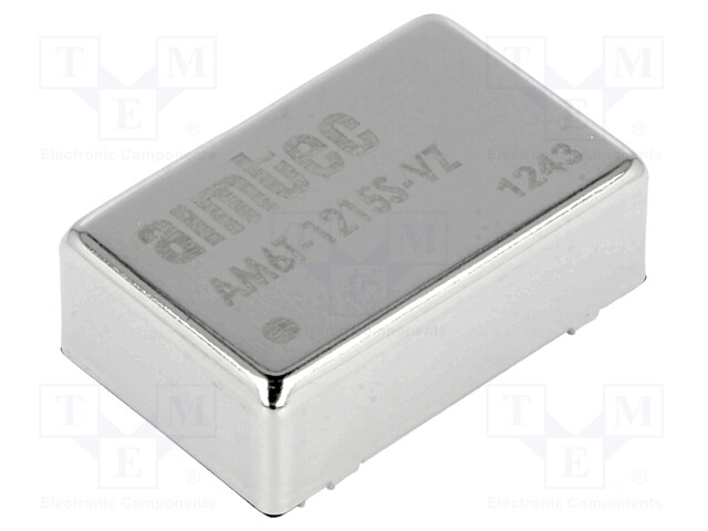 Converter: DC/DC; 6W; Uin: 9÷18V; 15VDC; Iout: 400mA; DIP24; 12g