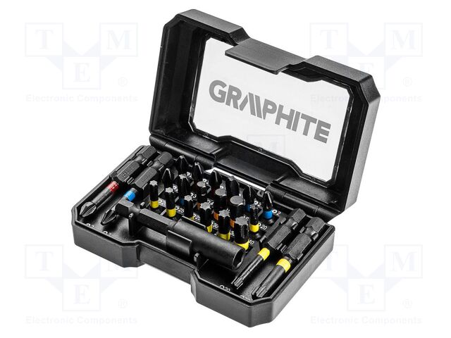Kit: screwdriver bits; 23pcs.