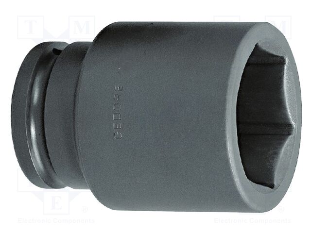 Socket; 6-angles,socket spanner,impact; 65mm; 11/2"; steel