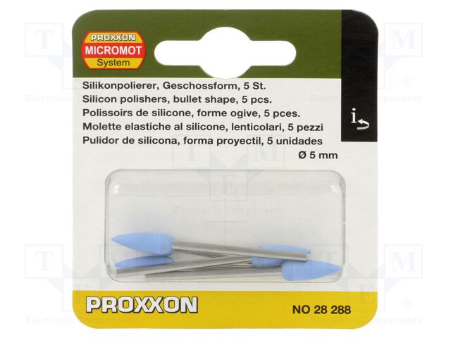 For finish grinding and polishing; 5pcs.