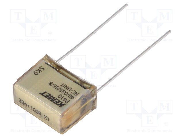 Capacitor: paper; X1; 33nF; 300VAC; 15.2mm; ±20%; THT; Series: P410