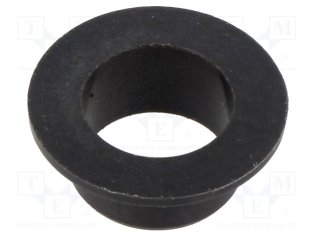 Bearing: sleeve bearing; with flange; Øout: 12mm; Øint: 10mm; L: 7mm