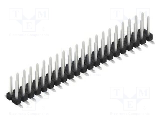 Connector: pin strips; pin header; male; PIN: 42; 2.54mm; SMT; 2x21