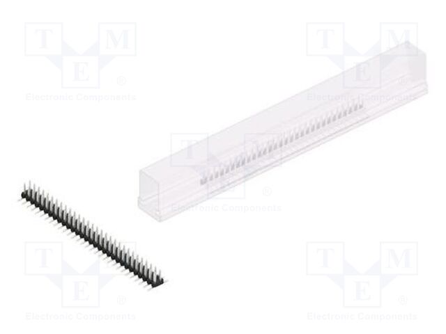 Connector: pin strips; pin header; male; PIN: 60; 2mm; SMT; 2x30