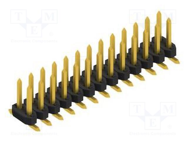 Connector: pin strips; pin header; male; PIN: 26; 2mm; SMT; 2x13