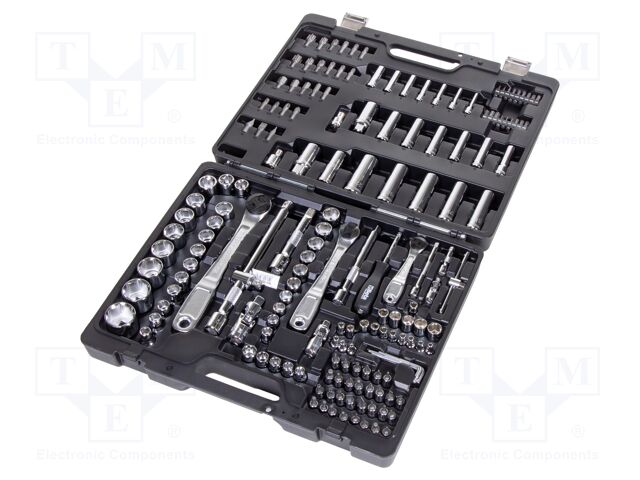 Wrenches set; 6-angles,socket spanner; Mounting: 1/2",1/4",3/8"