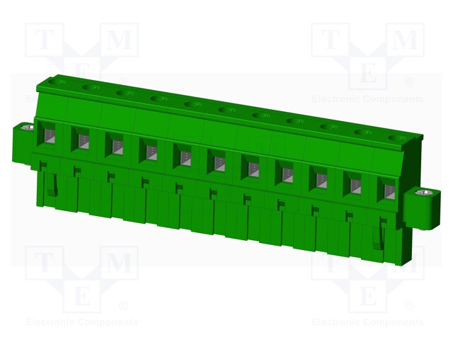 Connector: pluggable terminal block; plug; female; angled 90°