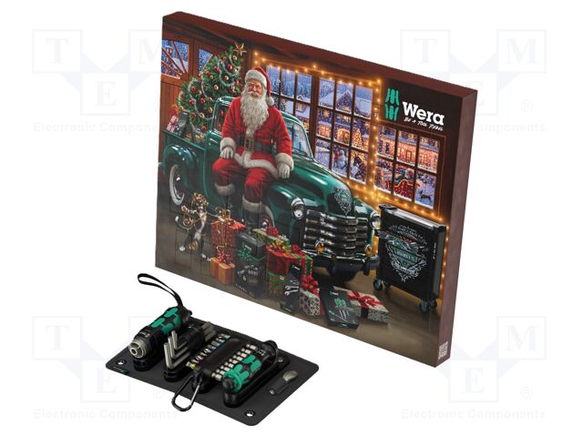 Tools set: advent calendar; 2026; 1/4"; 24pcs; Adventskalender