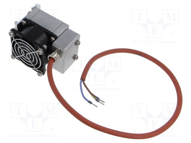 Heater; heating,with fan; 50W; IP20; for DIN rail mounting