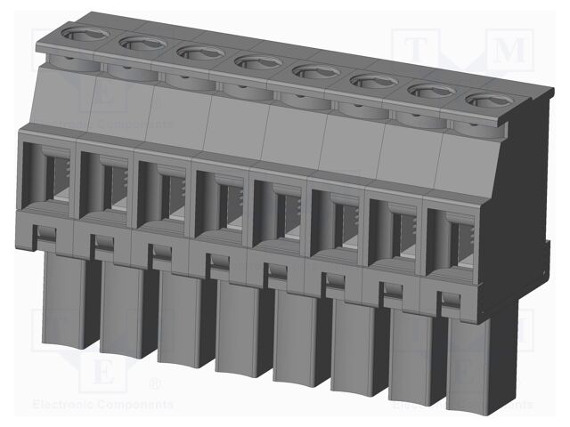 Connector: pluggable terminal block; plug; female; angled 90°
