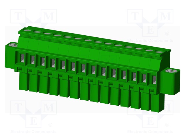 Connector: pluggable terminal block; plug; female; angled 90°
