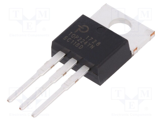 PMIC; AC/DC switcher,SMPS controller; 90÷110kHz; TO220-3; 8.6Ω