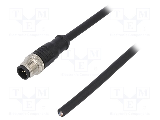 Plug; M12; PIN: 5; male; B code-Profibus; IP65/IP67; 60V; 4A; cables