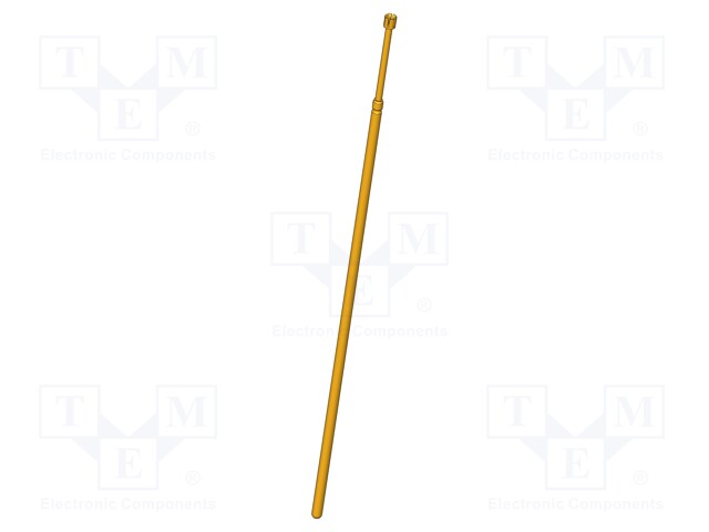 Needle-like test probe; Operational spring compression: 4.3mm