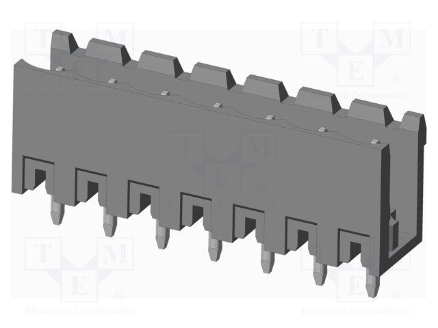 Connector: pluggable terminal block; socket; male; on PCBs