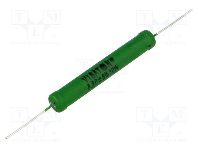 Resistor: metal oxide; 8.2Ω; 10W; ±5%; audio