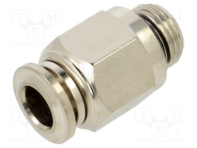 Push-in fitting; straight; 1/8"; -0.99÷20bar; 6mm