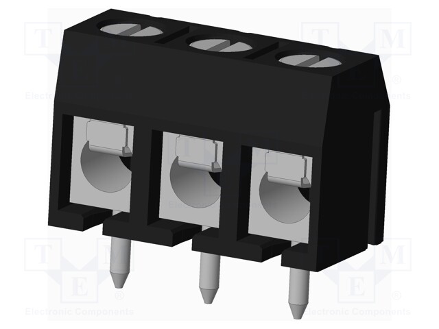 Connector: PCB terminal block; terminal; Plating: tinned; on PCBs