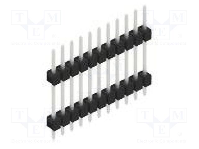 Connector: pin strips; pin header; male; PIN: 11; 2.54mm; THT; 1x11
