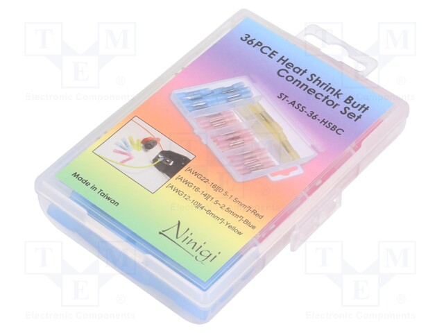 Kit: butt splices; in heat-shrinkable insulation; copper; tinned