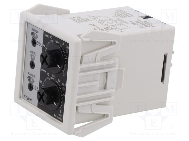 Timer; 0,3s÷30h; relay; 250VAC/3A,30VDC/3A; Usup: 100÷240VAC