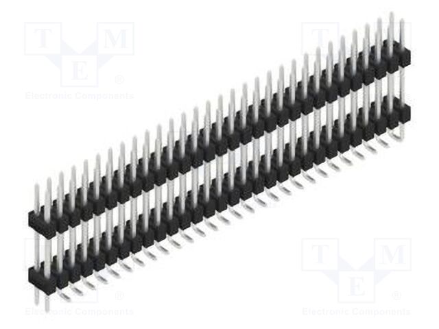 Connector: pin strips; pin header; male; PIN: 60; 2.54mm; SMT; 2x30