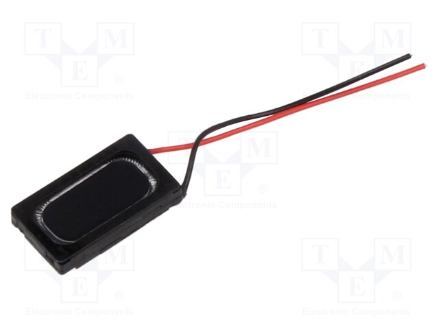 Loudspeaker; miniature; 500mW; 8Ω; 16x9x3mm; Sound level: 87dB