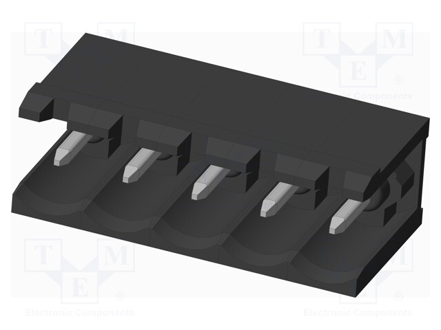 Connector: pluggable terminal block; socket; male; on PCBs