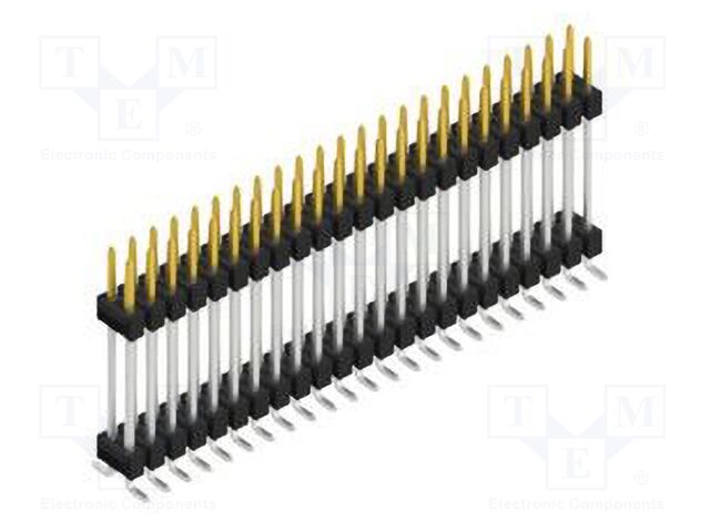Connector: pin strips; pin header; male; PIN: 46; 2.54mm; SMT; 2x23