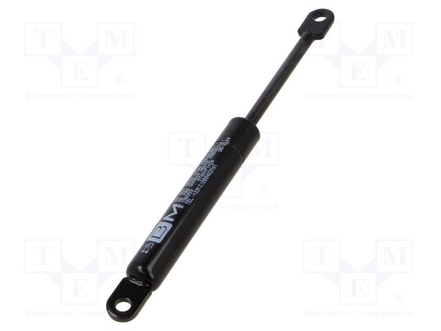 Gas spring; E: 185mm; Features: with welded steel eyes; Øout: 15mm