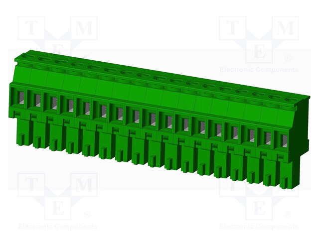 Connector: pluggable terminal block; plug; female; angled 90°