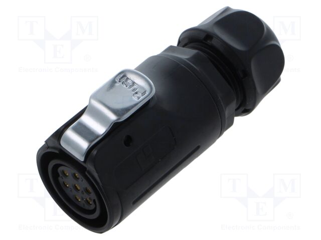 Connector: circular; Quicklock; plug; female; straight; PIN: 5; 250V