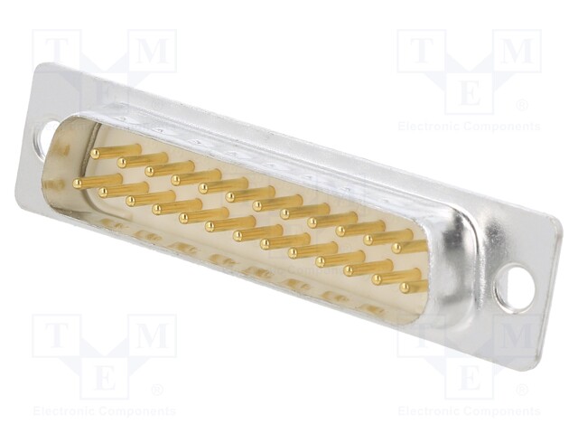 D-Sub; PIN: 25; plug; male; turned contacts; soldering