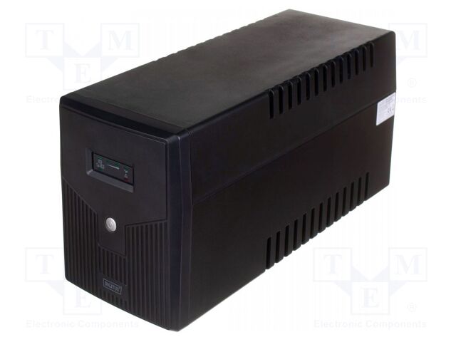 Power supply: UPS; 900W; 1500VA; 230VAC; 198x158x380mm; 9Ah; 50Hz