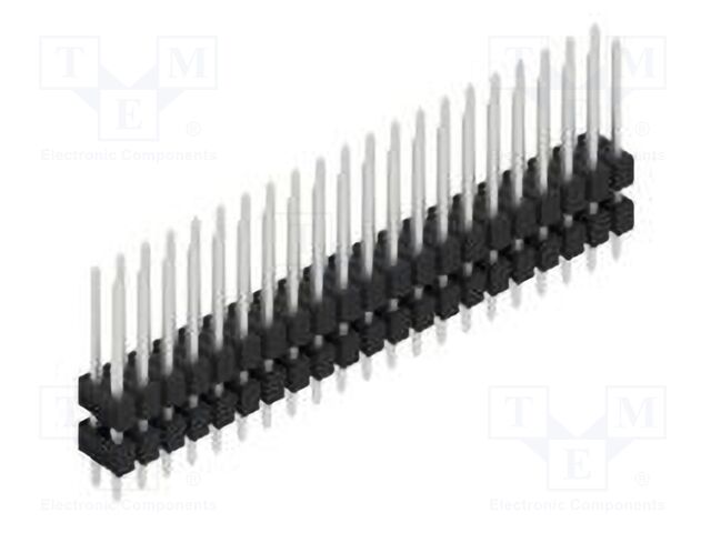 Connector: pin strips; pin header; male; PIN: 42; 2.54mm; THT; 2x21