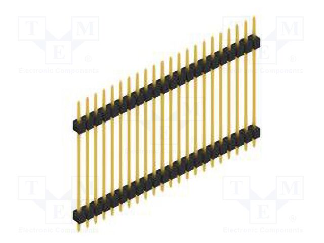 Connector: pin strips; pin header; male; PIN: 22; 2.54mm; THT; 1x22