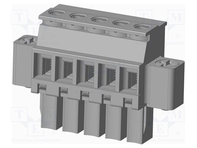 Connector: pluggable terminal block; plug; female; angled 90°