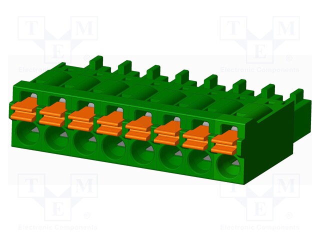 Connector: pluggable terminal block; plug; female; straight; 5.5A