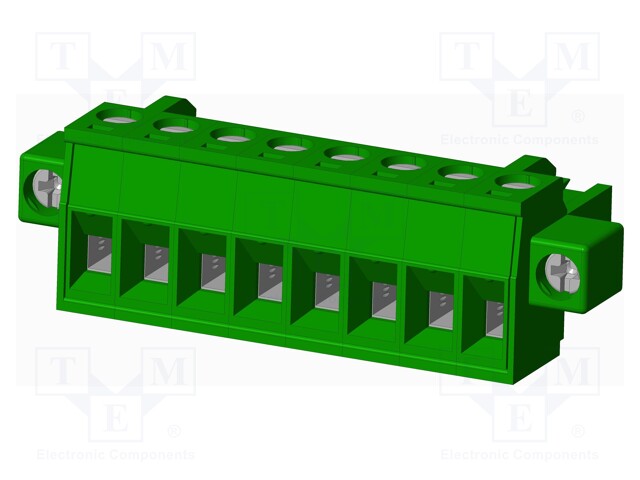 Connector: pluggable terminal block; plug; female; straight; 12A